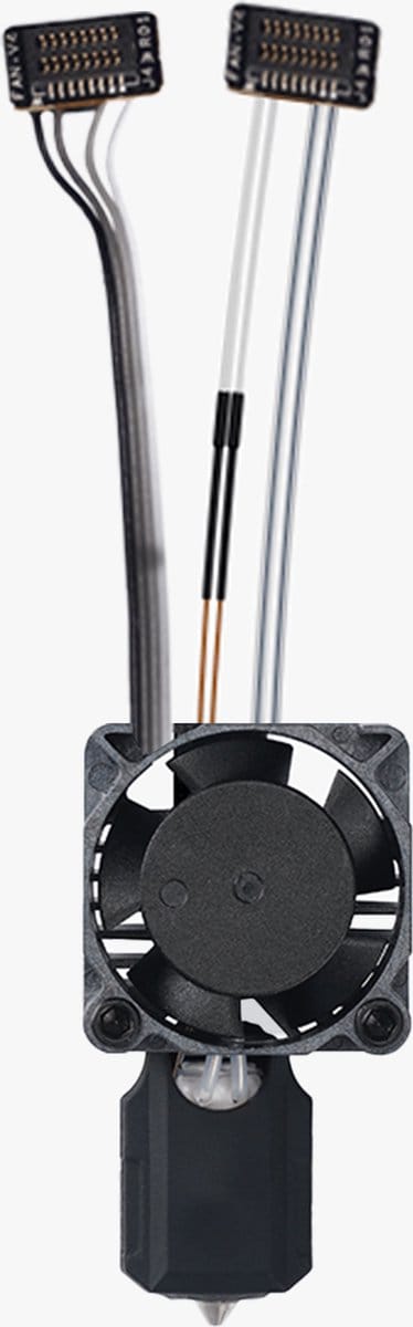 Bambu Lab 0.2mm Compleet Hotend Assemblage met RVS Nozzle - P1 Series