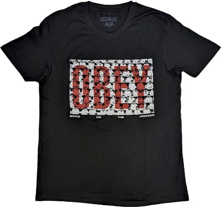 Bring Me The Horizon - Obey Heren T-shirt - S - Zwart