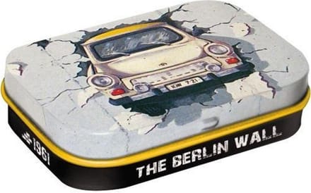 Trabant The Berlin Wall Pepermunt Doosje Inclusief Mints 4 x 6 cm
