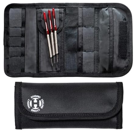 Compact Darts Wallet Geschikt voor 3 Darts | Professionele Darts Accessoires in Modern Zwart Design