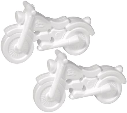 Piepschuim motor - 2x stuks - 17 cm - styrofoam - hobby - DIY - knutsel figuren van piepschuim - knutselen artikelen