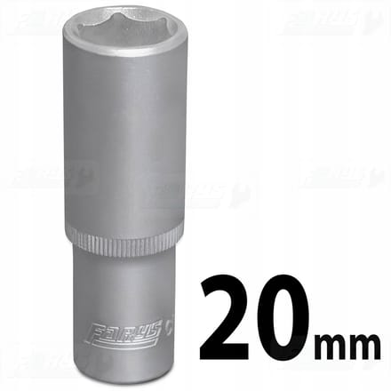 Lange 20 mm 1/2" zeshoekige kraan - CrV-staal - FR1247