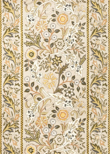 Morris & Co Wilhelmina Linen Mustard 127401 - 200 x 280 cm