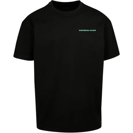 Merchcode - Natural Flow Heren Tshirt - M - Zwart