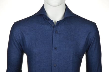 Eden Valley casual overhemd blauw