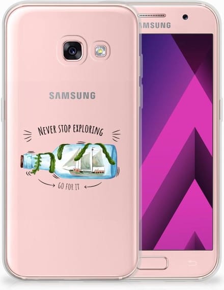 Samsung Galaxy A3 2017 Telefoonhoesje met Naam Boho Bottle