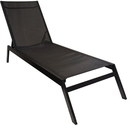 Malaga Ligbed Black 205 × 63 × 100 cm Buitengewoon de Boet