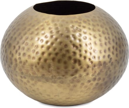 HomeBound by KY | Vaas hammered goud | vaas | 25x35x35cm