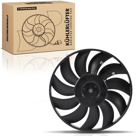 Frankberg 1x Motorradiator enkele ventilator