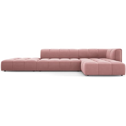 Hoekbank Francesca velvet rechts 5-zits | Milo Casa