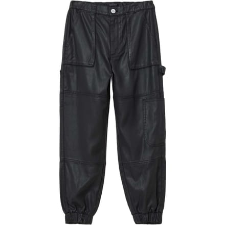 AllSaints Mila Denim Trouser Coated Black Größe: 2 | Cargohosen Outlet | Damen | Blau