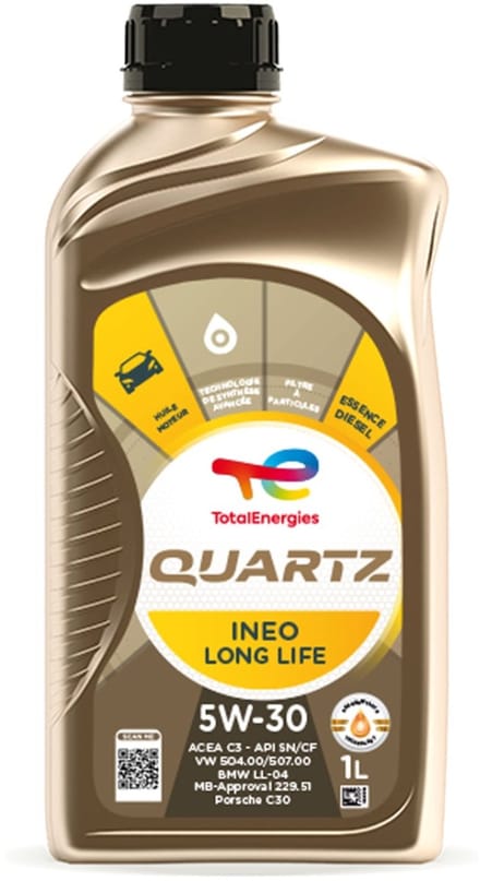 Total Quartz Ineo LongLife 5w30 motorolie 1 liter