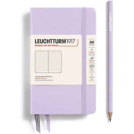 Leuchtturm1917 notitieboek, hardcover, pocket (a6), dotted, lila