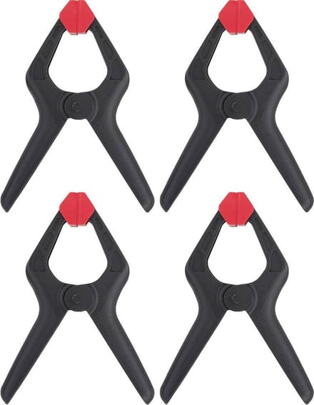 TOOLCRAFT 1611470 Veerklem Spanbreedte (max.):40 mm Afmeting, lengte: 115 mm Afm. werkbereik:50 mm