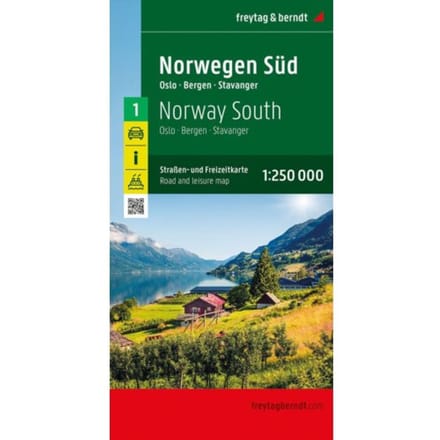F&B Wegenkaart Noorwegen 1 - Zuid - Oslo, Bergen - F&B Wegenkaarten