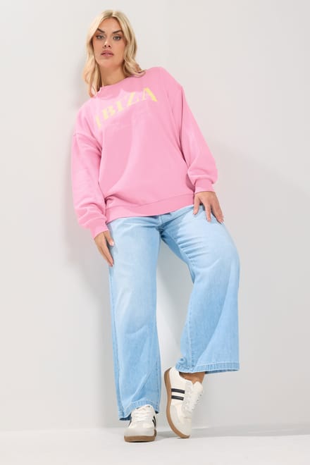 Yours Roze 'Ibiza' Sweatshirt Size 42