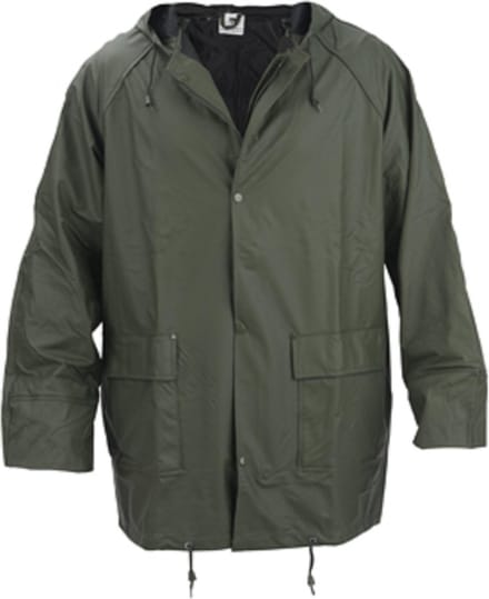 Regenjas SafeWorker Palau pu-flex, groen, maat XL