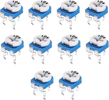 Weerstand regelbaar 100K Ohm RM-065 Trimpot Trimmer Potentiometer 10-stuks RM065-104