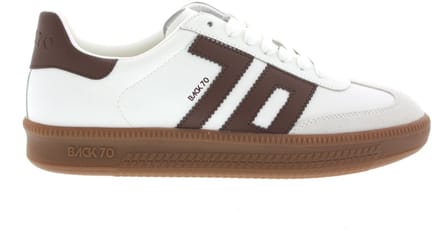 BACK70 Double Sneakers - Leer - Heren - Wit - Maat 41