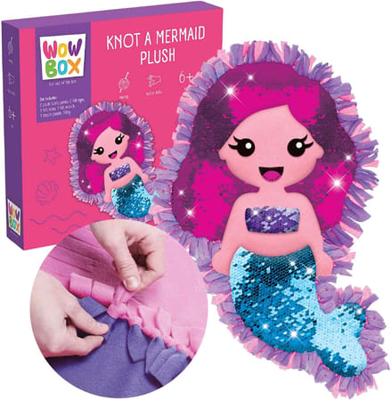 Wow Box Zeemeermin Creatieve kit Kussen met pailletten DIY