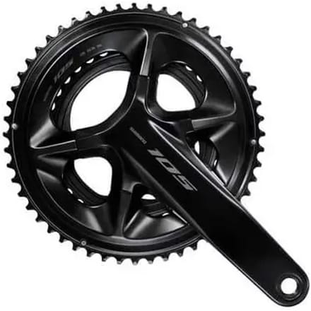 Shimano 105 R7100 Crankstel Zilver 175 mm / 52/36t