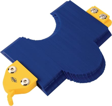 Contour Mal - Vorm Duplicator - Tegels Markeren - Roestvrij Plastic - 6 Inch