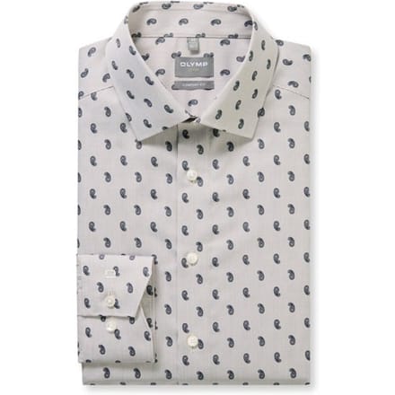 OLYMP Luxor Overhemd, Comfort Fit, New Kent, Nougat
