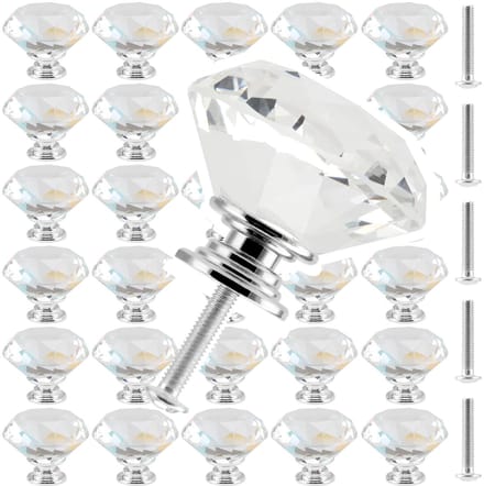 Dailygoods- Deurklink 30mm - Kristal Deurklinken - Handgrepen