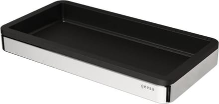 Geesa Frame Planchet 21cm Zwart / Chroom