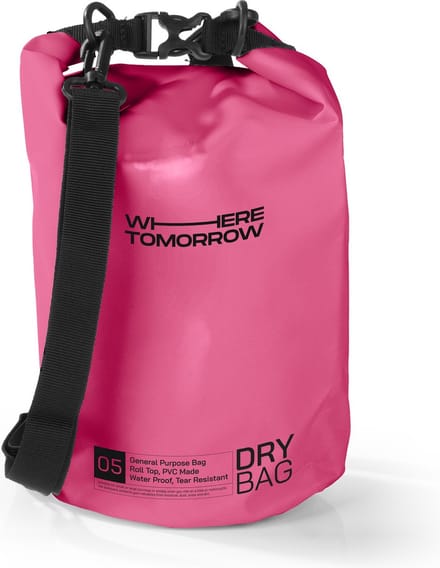 Where Tomorrow PVC dry bag Style 01 5L roze