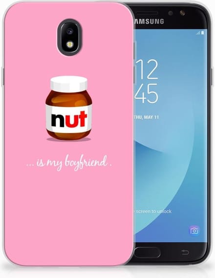 Back Cover voor Samsung Galaxy J7 2017 | J7 Pro Siliconen Case Nut Boyfriend