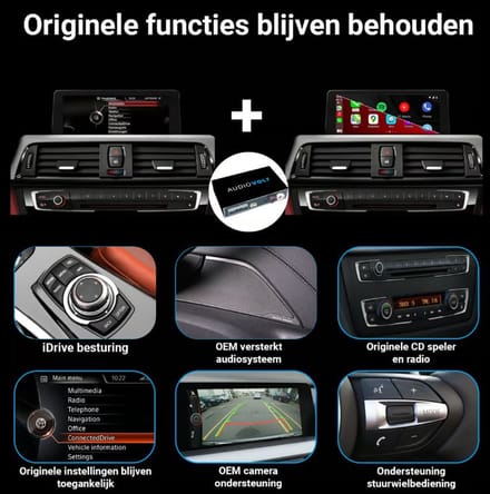 Interface Module Apple CarPlay & Android Auto – Geschikt voor BMW X1 F48 met NBT (2015–2017)