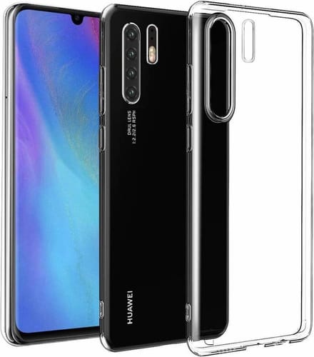 Ntech Hoesje Geschikt voor Huawei P30 Pro Transparant TPU Back hoesje