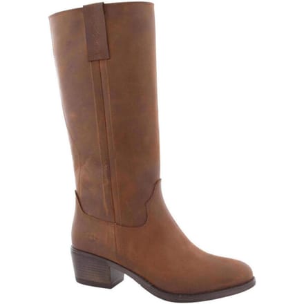 AQA Shoes - A8817 - Lange laarzenDames laarzen - Kleur: Cognac - Maat: 40