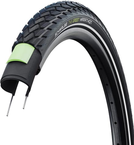 Stadsfietsband 700C Performance met GreenGuard - Antilek Fietsband Zwart
