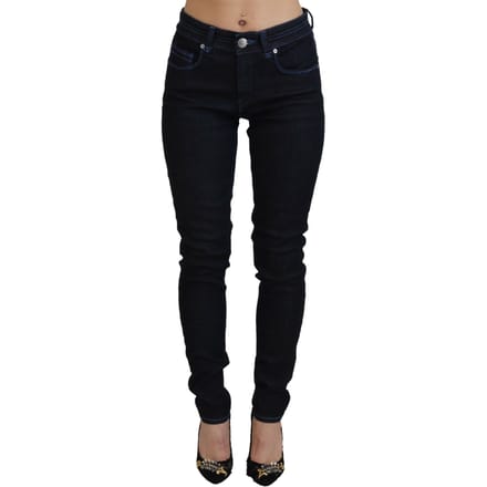 Skinny Donker Gewassen Jeans