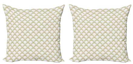 ABAKUHAUS Art Deco Kussenhoes – 50x50 cm – Dubbelzijdig bedrukt