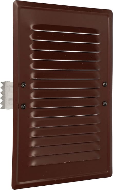 Ventilatie Rooster 165 x 230 mm Metaal met Hor - Bruin