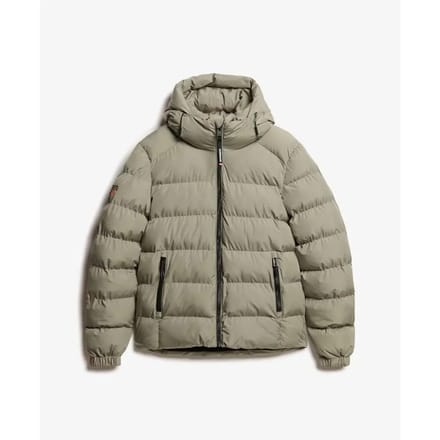 Superdry - Sportieve Capuchon Pufferjas - Heren - Gewatteerde jassen