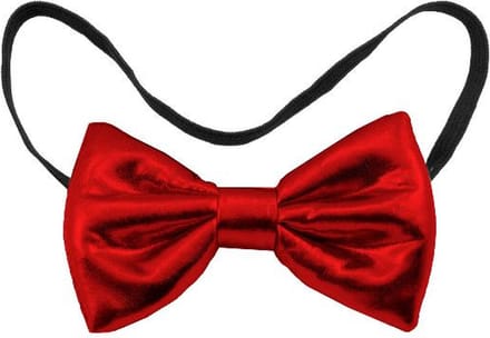 Folat - Strikje metallic rood