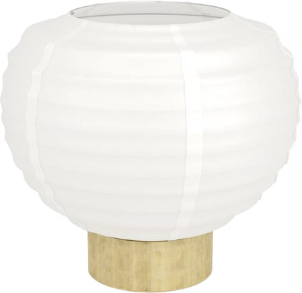 EGLO Summerhill Tafellamp - E27 - 20 cm - Wit/Bruin - Papier