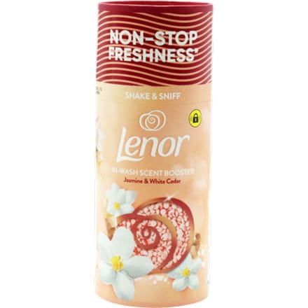 Lenor Jasmine & White Cedar Geurbooster Korrels voor de Was – 155 g