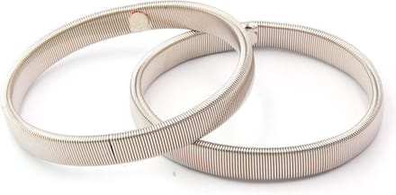 No Evil Unisex Mouwophouders 20 cm - Zilver