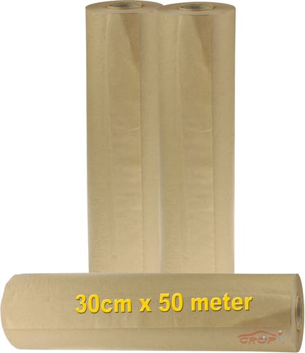 Maskeerpapier Super-Bruin 30cm x 50 meter - Mini-rol