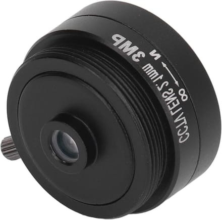 CCTV lens met CS-mount, aluminiumlegering, groothoek voor bewakingscamera's en beveiligingssystemen