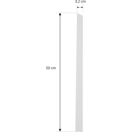 Lindby afdekhoes Linaro, wit, 1-fase railsysteem, 50 cm