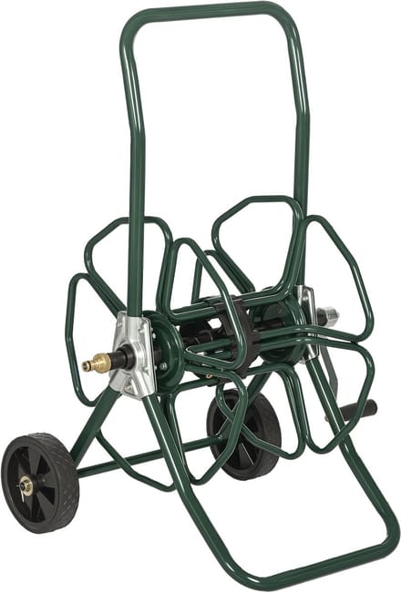 Outsunny Tuinslanghaspelwagen - Metaal - 51,5x60,5x78,5cm - Donkergroen