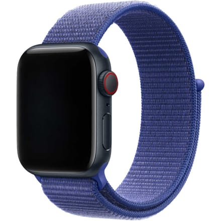 2+1 | Apple Watch Bandje Flyne - Geweven - Nylon - Ultramarijn