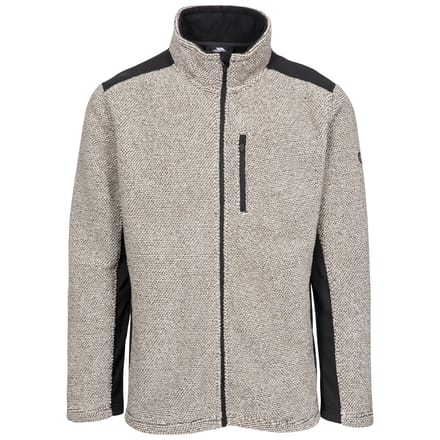 Trespass fleecejas/fleecepullover Faratino - Herenfleece At300 Truffel Stripe