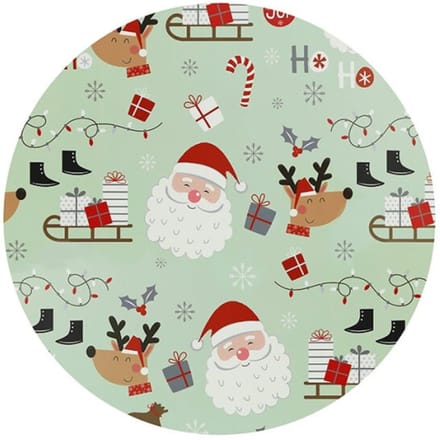 Unique Living - Placemat Present - Ø38cm - Groen